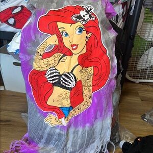 Tattooed Mermaid Graphic dress